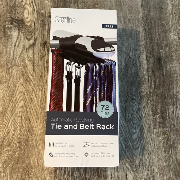 Automatic revolving tie rack - Picture 1 of 3